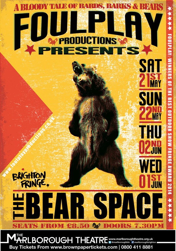 Bear-Space-Yellow-Poster-2